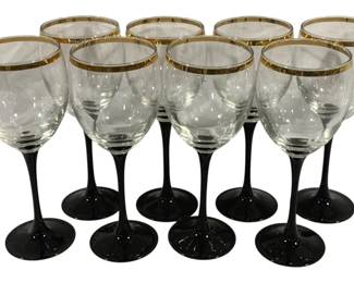 5372 - 8 Wine Glasses - 8" Tall