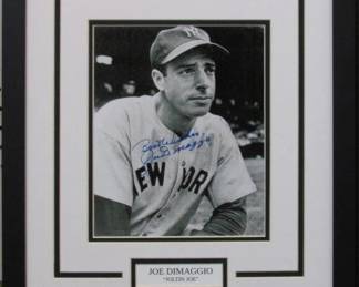 9096 - Joe DiMaggio print (Description): 15.5 X 18.5