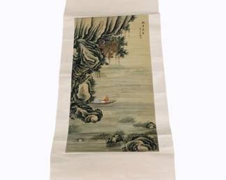 248 - Oriental Scroll - 60 x 24