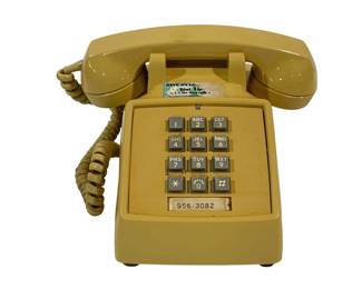 6019 - Stromberg-Carlson Push Button Phone (Description): 9 x 5.5 x 9 Used as is electric/electronic/mechanical item. No guarantee all components, untested