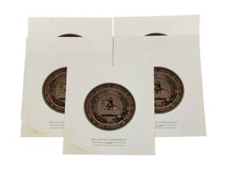 4043 - 7 Seal of Confederacy Prints - 12 x 12