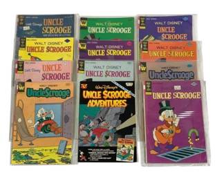 4080 - 12 Disney Uncle Scrooge Comic Books