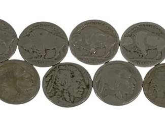 5686 - 8 Buffalo Nickels