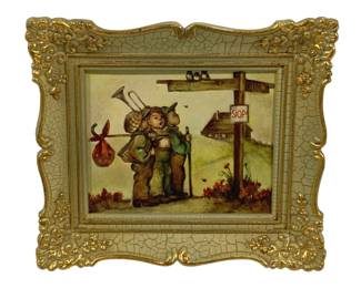 4350 - Framed MI Hummel Print - 7 x 6