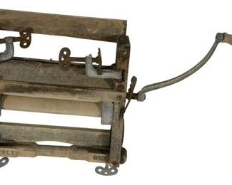 5365 - Antique Wooden Clothes Wringer - 29 x 18 x 7
