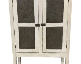 6307 - Painted Farmhouse Style Pie Safe - 60 x 35 x 17