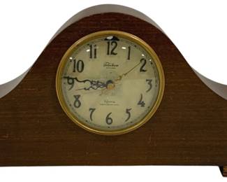 5344 - Vintage Revere Telechron Electric Mantle Clock (Description): 17 x 9 x 4 Used as is electric/electronic/mechanical item. No guarantee all components, untested.