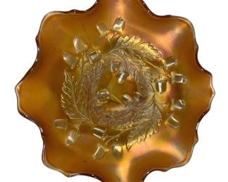 7005 - Carnival Glass Dish - 7.5 x 7.5 x 2.5