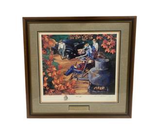 6025 - "Still Life" Framed Print - Signed - #4/50 (Description): 26.5 x 26.5