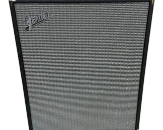 4734 - Fender AMP Speaker w/ Cover - 27 x 19 x 14 (Description): Used as is electric/electronic/mechanical item. No guarantee all components, untested.
