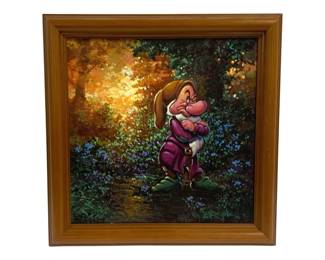 6628 - Framed Disney Canvas Print - 14.5 x 14.5