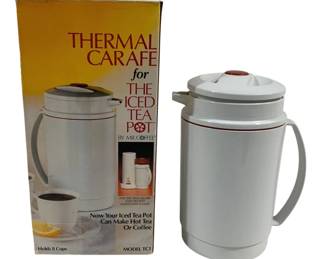 5049 - Mr.Coffee Thermal Carafe w/ Box (Description): Used as is electric/electronic/mechanical item. No guarantee all components, untested.