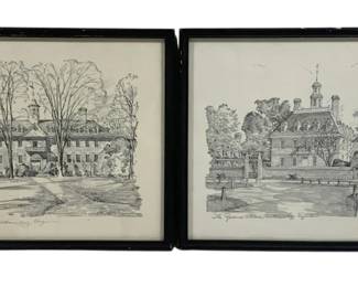 6409 - 2 Framed Prints - 15 x 12