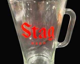 4246 - Stag Beer Glass Pitcher - 9" Tall