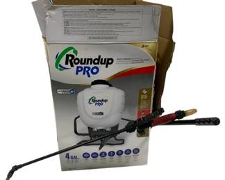 6538 - Roundup Pro 4-gallong Sprayer (Description): Used as is electric/electronic/mechanical item. No guarantee all components, untested.