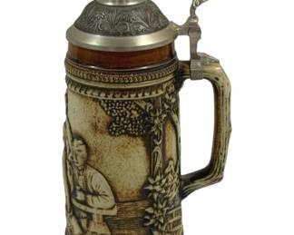 4248 - Gerzets German Beer Stein - Marked 12" Tall
