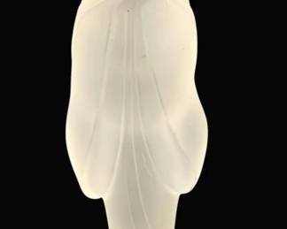 4882 - Fostoria Frosted Virgin Mary Figurine - 10" Tall