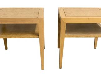 3010 - Wood End Tables - 22 x 21 x 21