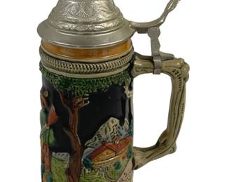 4303 - German Beer Stein - 9.5" Tall