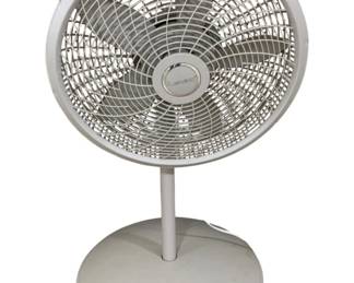 6402 - Lasko Standing Fan - 37 x 21 (Description): Used as is electric/electronic/mechanical item. No guarantee all components, untested.