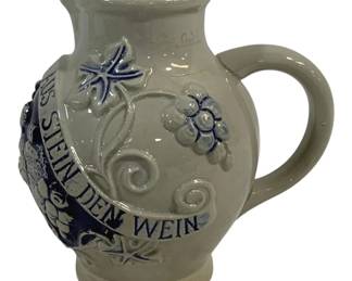 4318 - German Stoneware Pitcher - 6" Tall