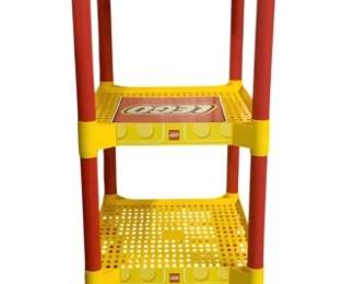 3028 - Plastic Rolling Lego Shelf - 73 x 18 x 22