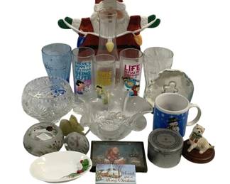 5711 - Lot of Assorted Glass Items & More