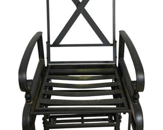 4708 - Metal Outdoor Chair - 26.5 x 36 x 38