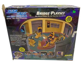 4023 - Star Trek Bridge Playset in Box (Description): Collector's Edition #049462