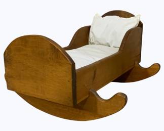 2350 - Doll Rocking Cradle 15 x 21 x 25