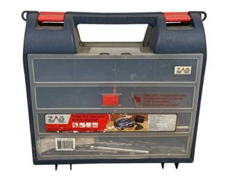 4836 - Tool Box w/ Items - 13 x 14 x 6