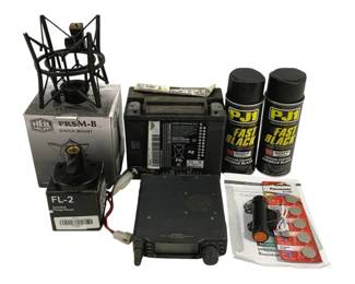 4622 - Lot of Assorted Items - Shock Mount & More (Description): Used as is electric/electronic/mechanical item. No guarantee all components, untested.