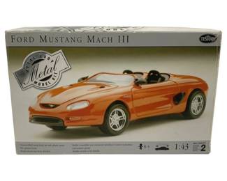 4113 - Testers Ford Mustang Mach III Metal Model Kit (Description): in Box