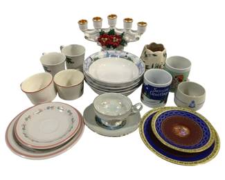 4403 - Lot of Assorted Glass Items - Cups, Plates & More