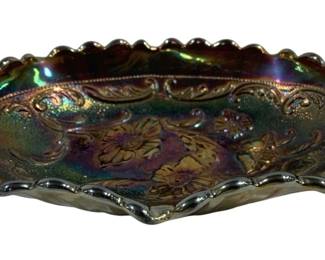 4898 - Fenton Carnival Glass Bowl - 2 x 8