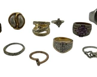 8065 - Lot of Assorted Rings