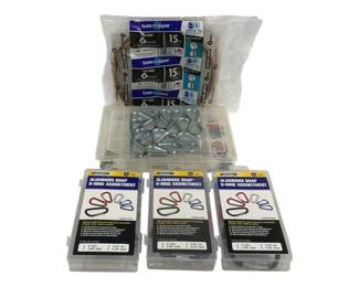 4557 - Lot of Assorted D-Rings & More