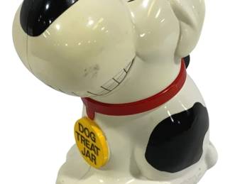 4015 - Dog Treat Jar - Plastic 11" Tall