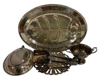 5642 - Lot of Assorted Silver Plated Items