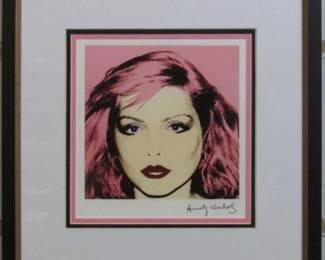 9118 - Blondie Print by Andy Warhol (Description): 15.5 x 16