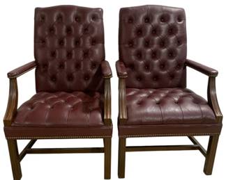 6310 - Pair of Office Chairs 42 x 25 x 25