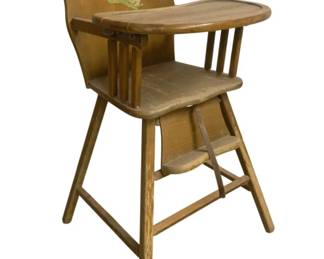 3027 - Vintage Baby Highchair - 36 x 22 x 18