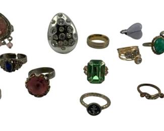 8064 - Lot of Assorted Rings