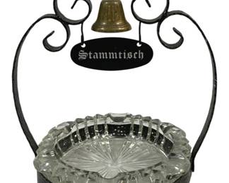 4292 - German Ashtray - 9.5 x 8 x 7