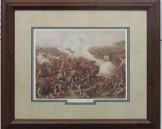 9106 - Battle of 5 Forks VA by Kurz and Allison (Description): 23 X 20