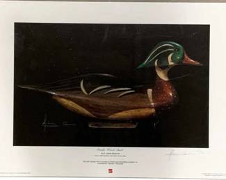 6123 - Ducks Unlimited Coca-Cola Print (Description): signed & numbered #235/1500, 16 x 21.5