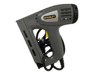 4506 - Stanley Electric Nailgun - 7.5 x 8 (Description): Used as is electric/electronic/mechanical item. No guarantee all components, untested.