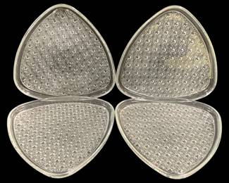 6598 - 4 Glass Plates - 9 x 9