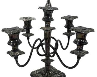 696 - Wilcox Silver Plate Candelabra 13"