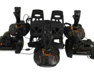 4678 - Thrustmaster Video Game & Controllers (Description): Used as is electric/electronic/mechanical item. No guarantee all components, untested.